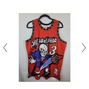 Philadelphia 76'ers Allen Iverson Tank Jersey, NWT, Size Medium